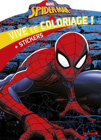 Marvel Spider-Man Vive le coloriage ! (Fond mur)