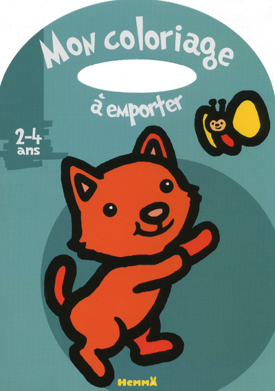 MON COLORIAGE A EMPORTER (2-4 ANS) (CHAT)