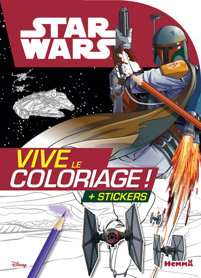 Disney Star Wars - Vive le coloriage ! (Boba Fett)