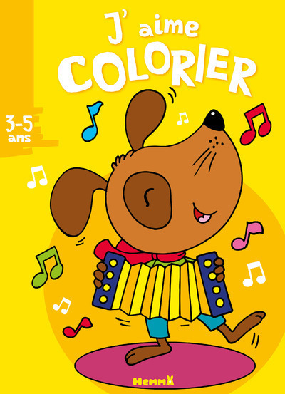 J'aime colorier (3-5 ans) (Chien)