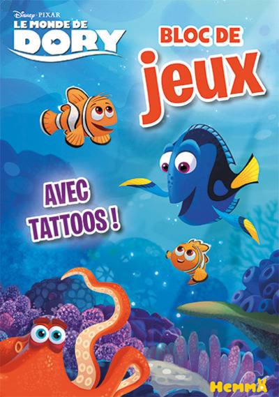 Le monde de Dory Bloc de jeux avec tattoos !
