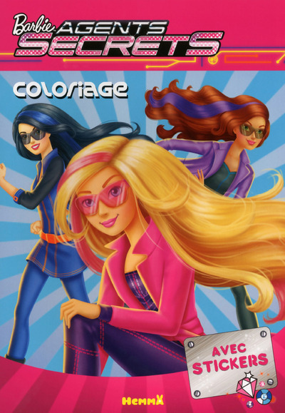 Barbie Agents secrets Coloriage avec stickers