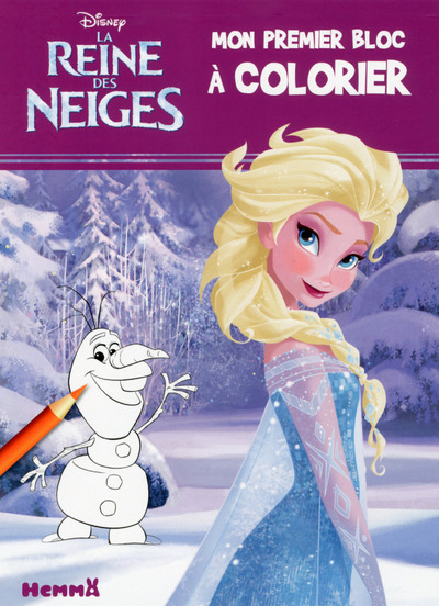 Disney La Reine des Neiges Mon premier bloc à colorier