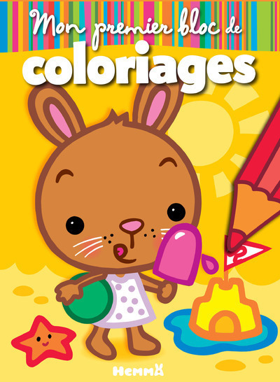 Mon premier bloc de coloriages (Lapin)