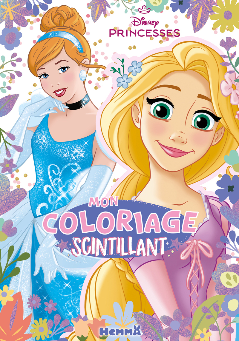 Disney Princesses - Mon coloriage scintillant