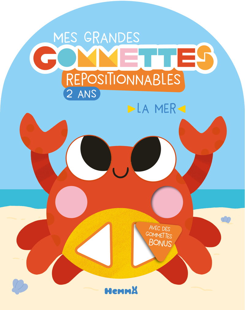 Mes grandes gommettes repositionnables - 2 ans - La mer