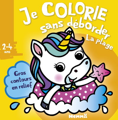 Je colorie sans déborder (2-4 ans) La plage