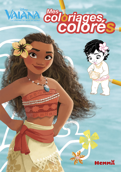 Disney Vaiana Mes coloriages colorés