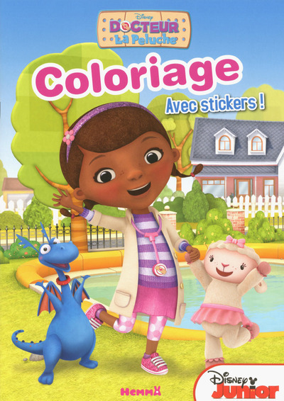 Docteur La Peluche Coloriage avec stickers !