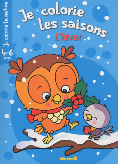 Je colorie la nature L'hiver (4-6 ans) (Hibou)