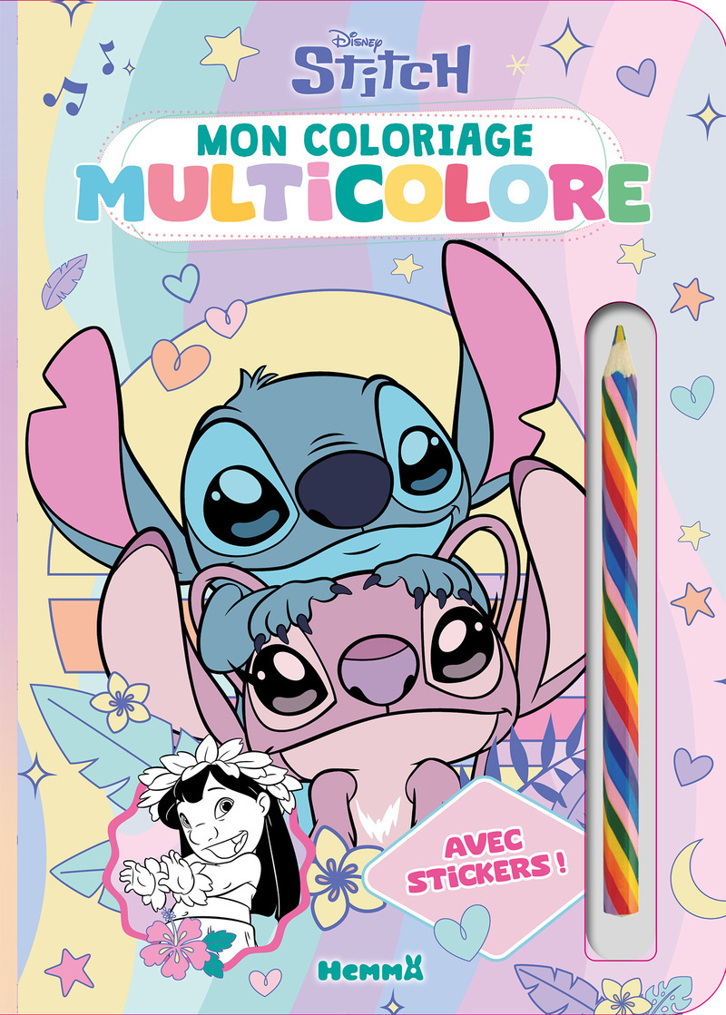 Disney Stitch - Mon coloriage multicolore (Stitch et Angel)