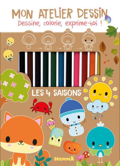 Mon atelier dessin - Les 4 saisons