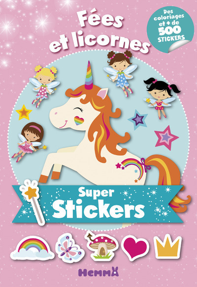Super stickers Fées et licornes