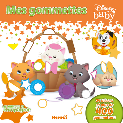 Disney Baby - Mes gommettes - Les animaux de compagnie