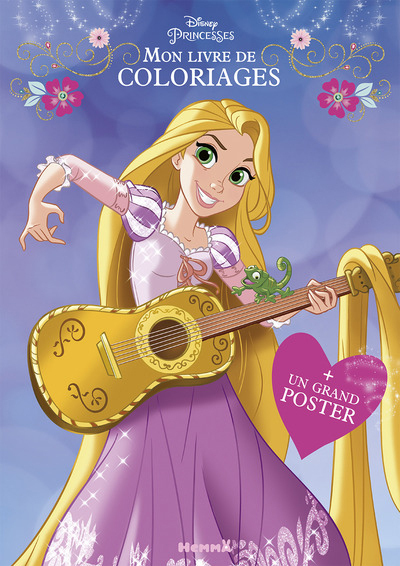 Disney Princesses Mon livre de coloriages + Un grand poster