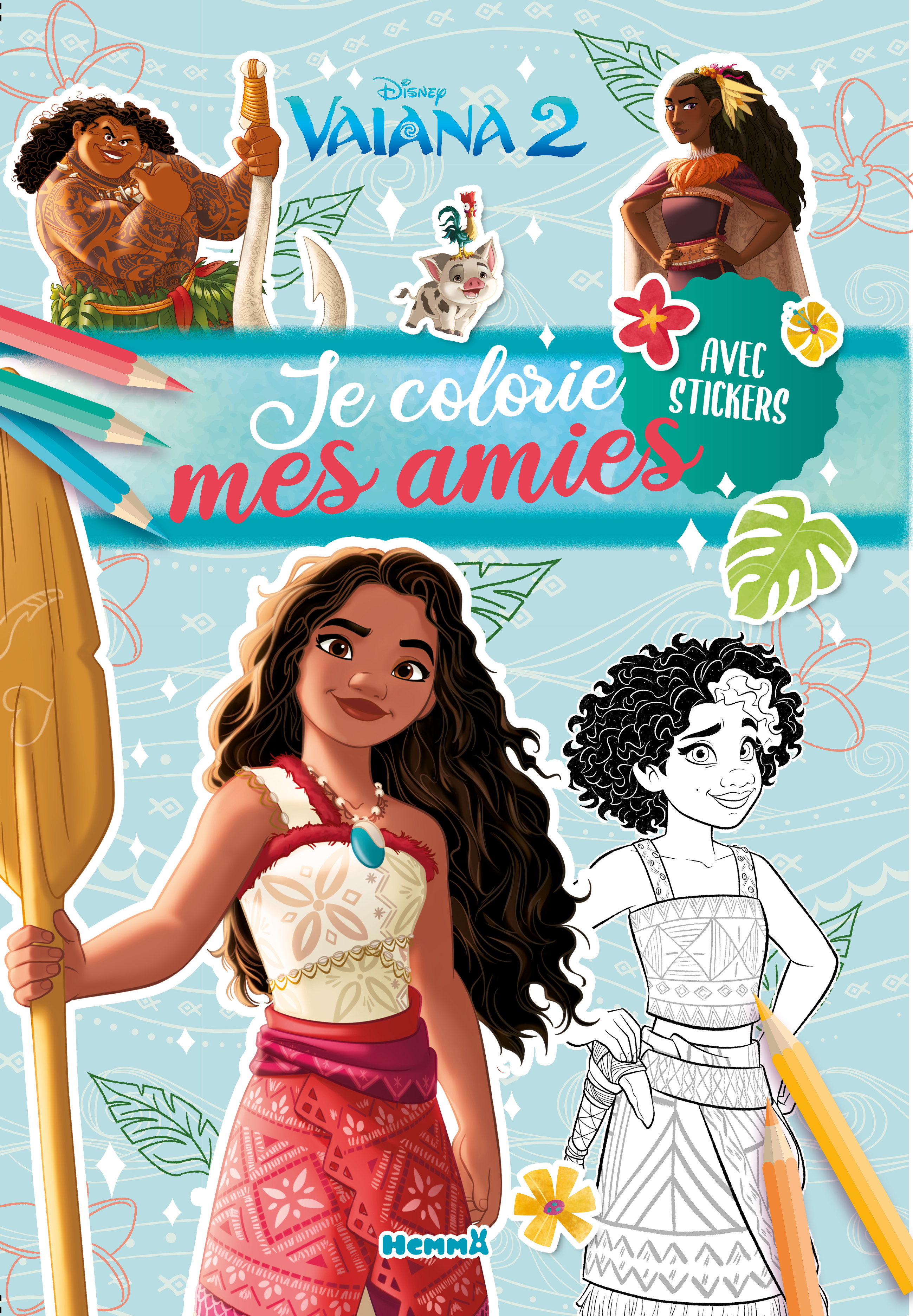 Disney Vaiana 2 - Je colorie mes amies