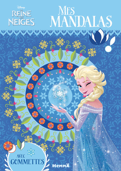 Disney La Reine des Neiges Mes mandalas avec gommettes