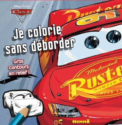 Cars 3 Je colorie sans déborder (Flash McQueen-Groos plan)