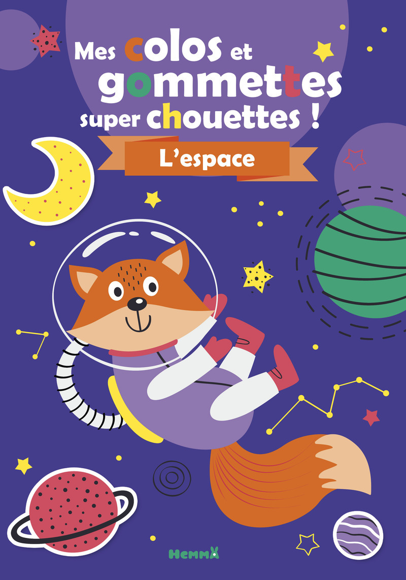 Mes colos et gommettes super chouettes ! L'espace