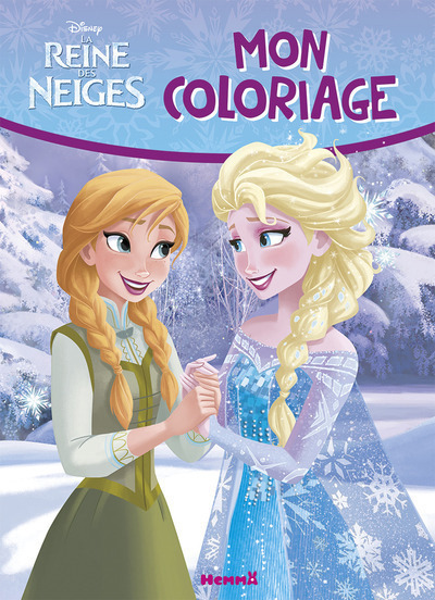 Disney La Reine des Neiges Mon coloriage (Elsa et Anna)