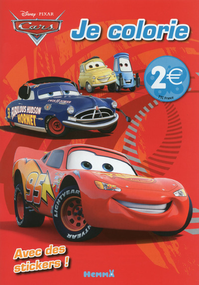 Cars Je colorie (Doc Hudson) Avec des stickers !