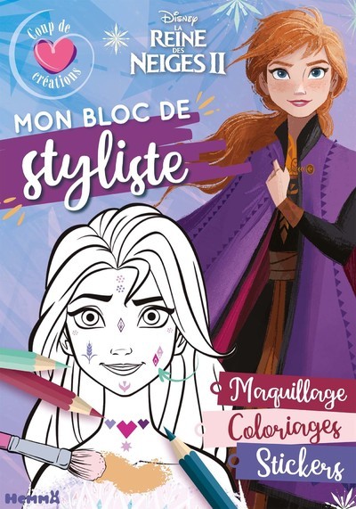 Disney La Reine des Neiges 2 - Mon bloc de styliste