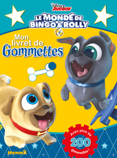 Disney Le monde de Bingo & Rolly Mon livret de gommettes
