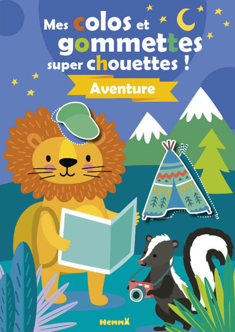 Mes colos et gommettes super chouettes ! Aventure