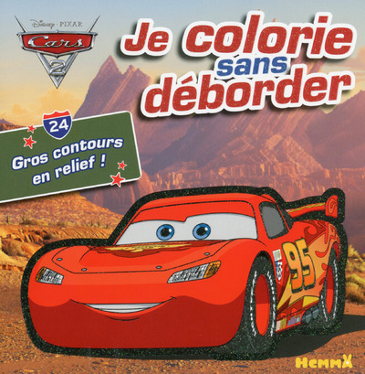 Cars 2 Je colorie sans déborder (Ecusson 24)