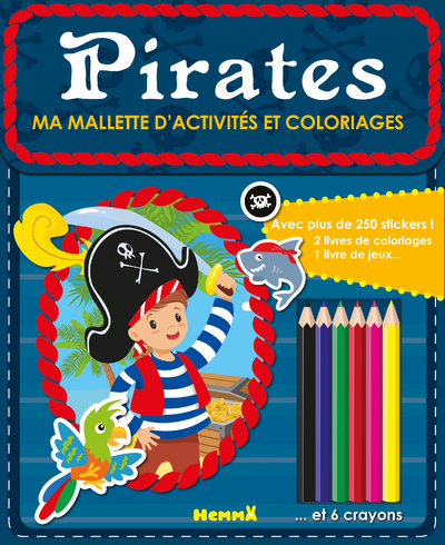 Ma mallette d'activités et coloriages Pirates
