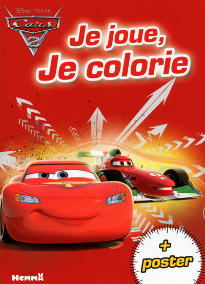 Cars 2 je joue, je colorie + poster (flash et francesco)