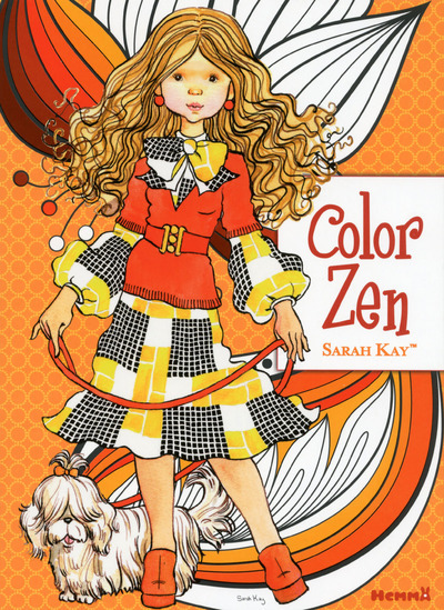 Sarah Kay Color zen (Fond orange)