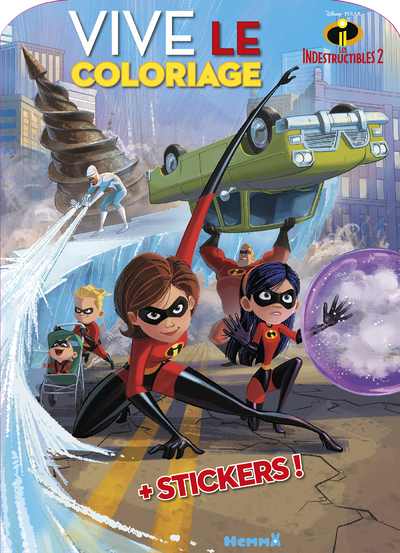 Disney Les Indestructibles 2 Vive le coloriage ! (Fond ville)