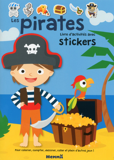Les pirates Livre d'activités avec stickers