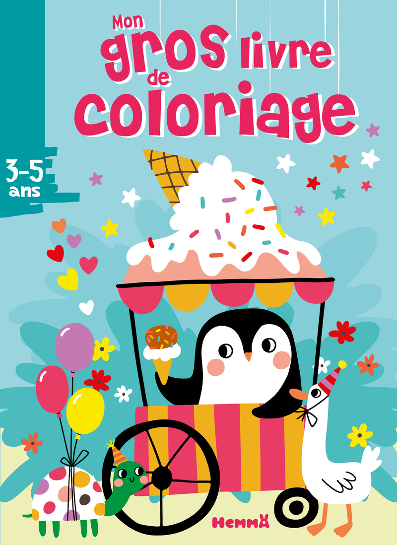 Mon gros livre de coloriage (Pingouin glacier)