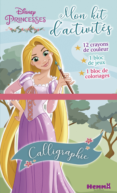 Disney Princesses Mon kit d'activités Calligraphie