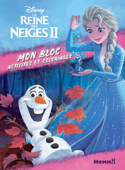 Disney La Reine des Neiges 2 - Mon bloc Activités et coloriages (Elsa et Olaf)