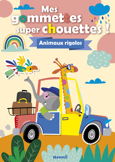 Mes colos et gommettes super chouettes ! Animaux rigolos