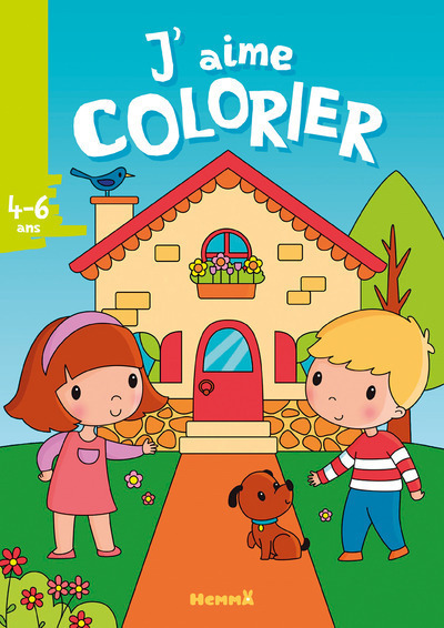 J'aime colorier (4-6 ans) (La maison)