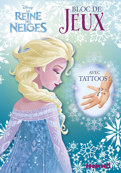 Disney La Reine des Neiges Bloc de jeux avec tattoos !