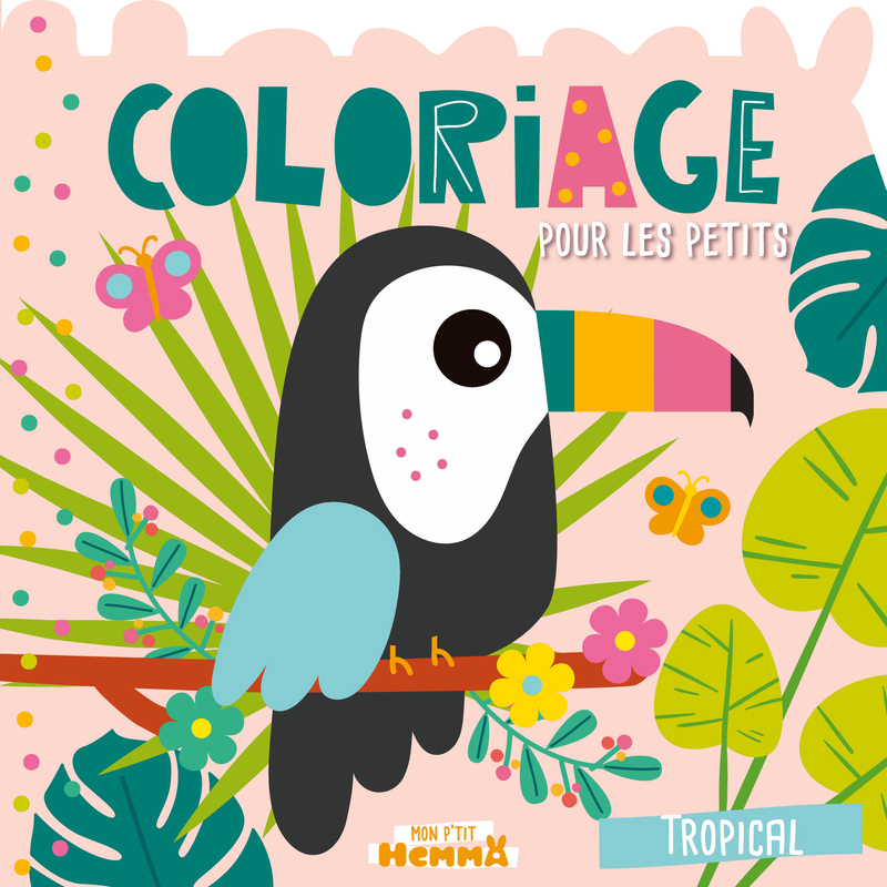Mon P'tit Hemma - Coloriage pour les petits - Tropical