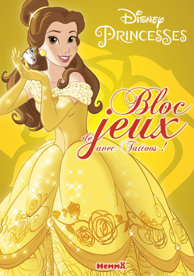 Disney Princesses Bloc de jeux avec tattoos (Belle)