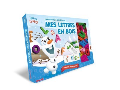 Disney Baby - J'apprends à écrire avec mes lettres en bois - + un livre de coloriages