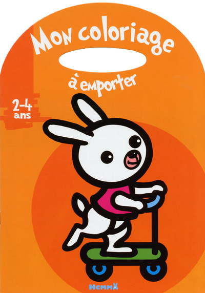 MON COLORIAGE A EMPORTER (2-4 ANS) (LAPIN BLANC)
