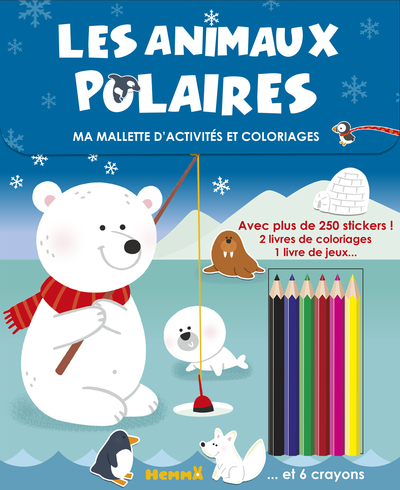 Ma mallette d'activités et coloriages Les animaux polaires