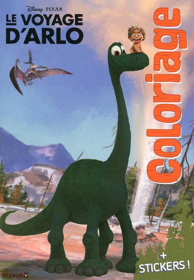 Disney Pixar Le voyage d'Arlo Coloriage + stickers !