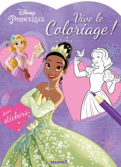 Disney Princesses - Vive le coloriage ! (Blanche-Neige et Tiana)