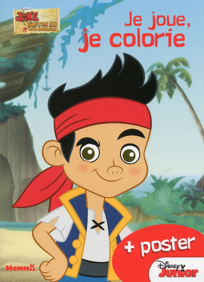 Jake le pirate je joue, je colorie + poster