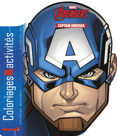 Marvel Avengers Coloriages & activités (Captain America)
