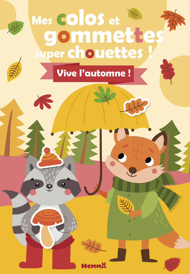 Mes colos et gommettes super chouettes ! Vive l'automne !